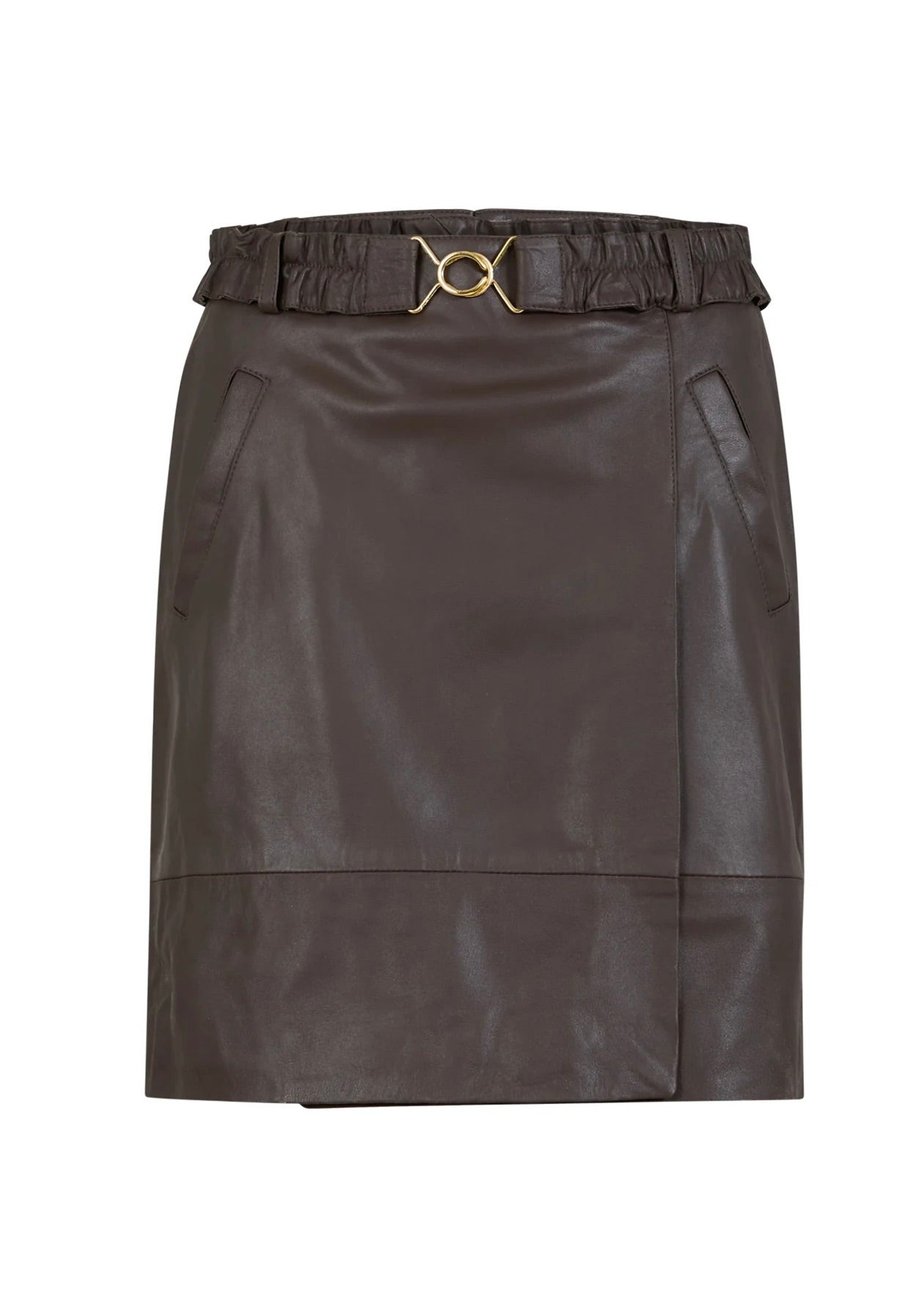 Coster Copenhagen Leather Skirt Black