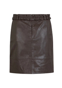 Coster Copenhagen Leather Skirt Black