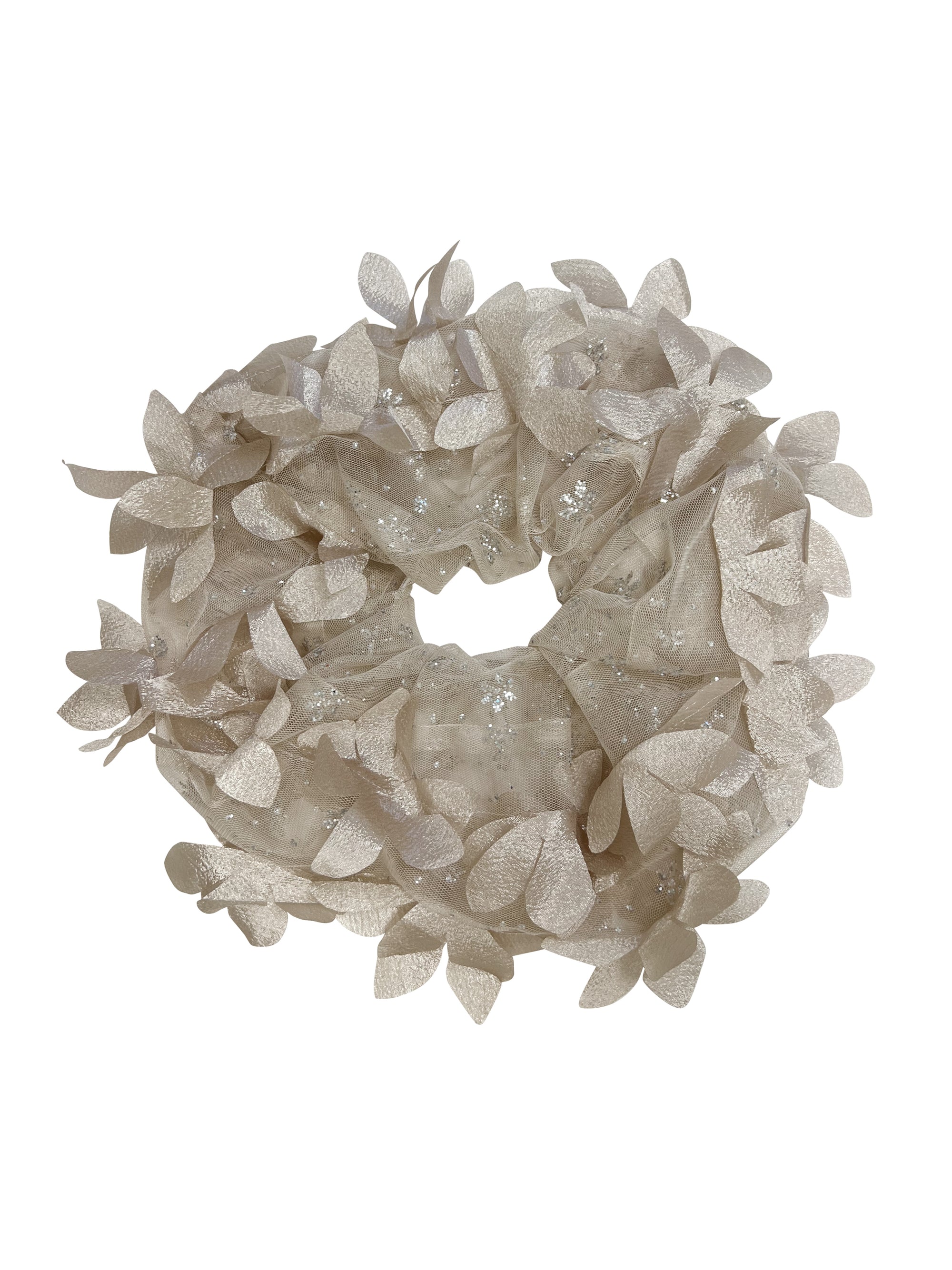 Ida Sjöstedt Petal Scrunchie Mushroom silver