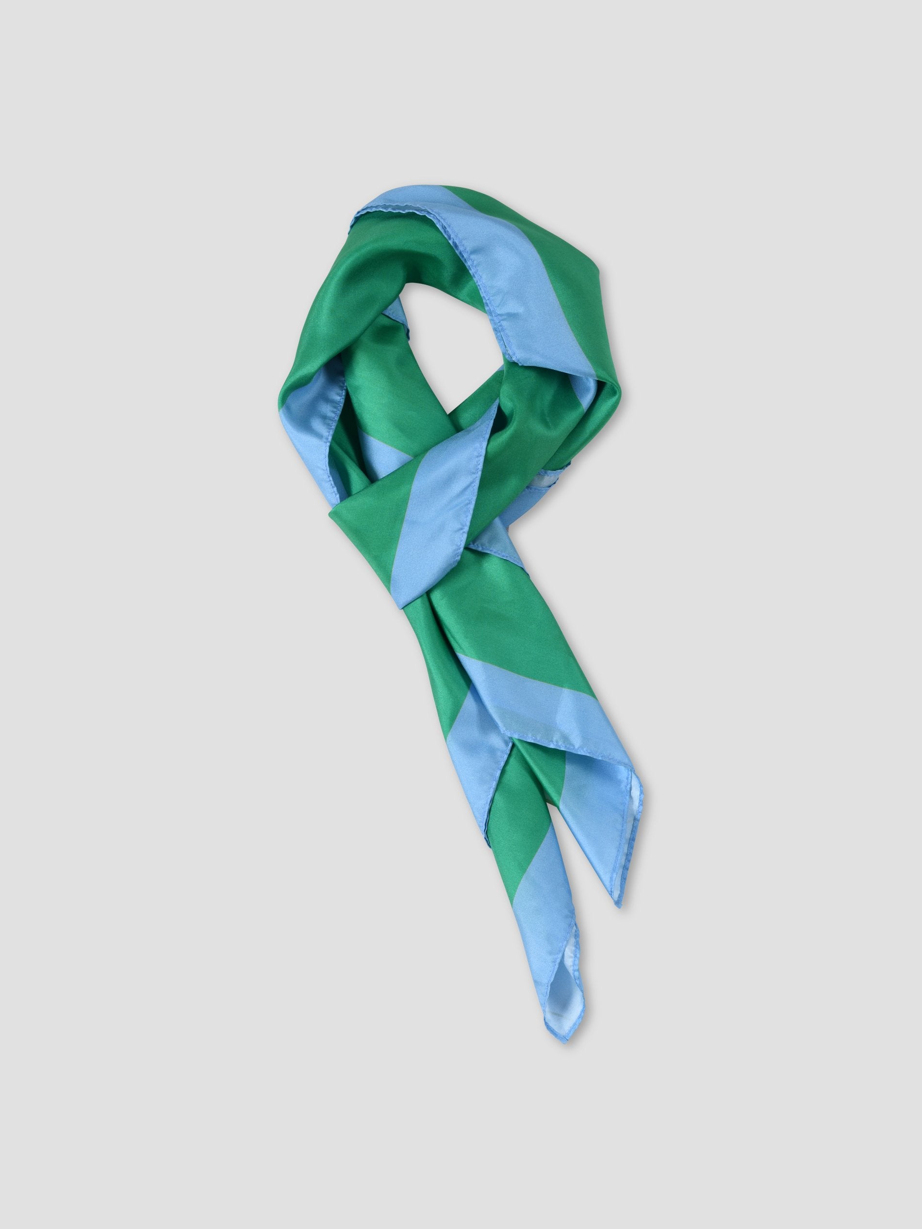 Gustav Silk scarves Emerald Green