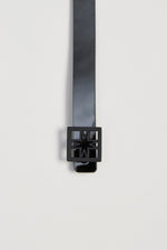 Lataa kuva Galleria-katseluun, By Malina Hazel Double Length Patent Iconic Leather Belt Black
