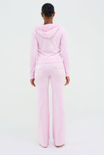Lataa kuva Galleria-katseluun, Juicy Couture Robertson Classic Velour Zip Through Hoodie Cherry Blossom
