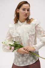 Lataa kuva Galleria-katseluun, Custommade Vivica Blouse Bright White
