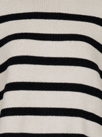 Lataa kuva Galleria-katseluun, Neo Noir Fanning Stripe Knit Blouse Sand
