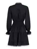 Lataa kuva Galleria-katseluun, Neo Noir Sandringham Dress Black

