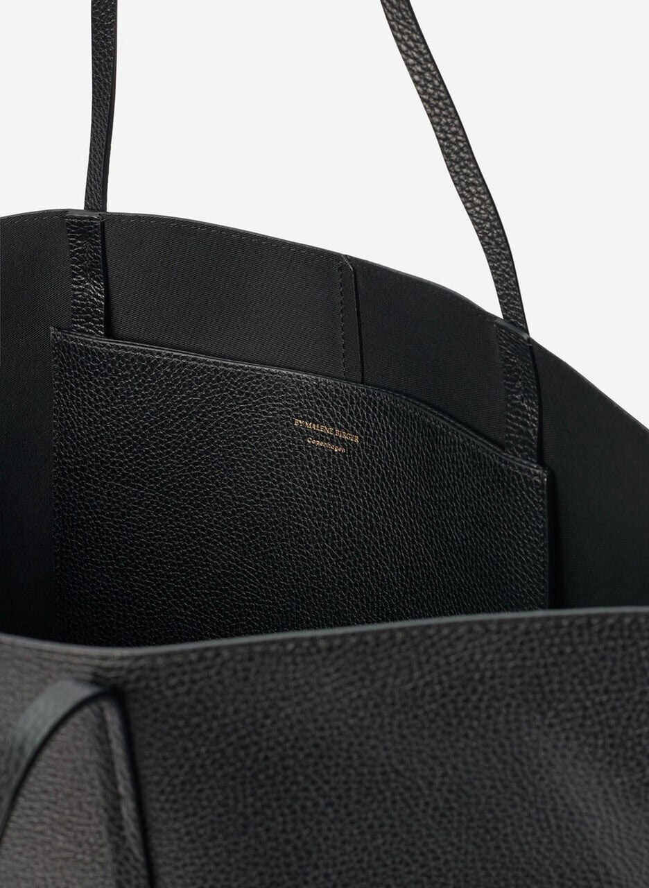 By Malene Birger Abillos Tote Black Leather