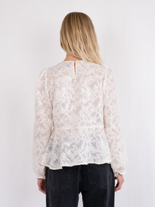 Neo Noir Rizzo Sequins Blouse ivory
