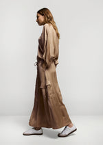 Lataa kuva Galleria-katseluun, Summum Woman Silky-Touch Cargo Skirt Funghi
