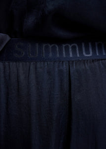 Summum Woman Silky Touch Cargo Skirt Blue